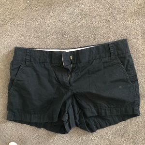 J.Crew Black Chino Shorts Size 6